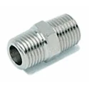 RS PRO Brass Pipe Fitting Straight 1/8 In BSPT Male Threaded Nipple Male BSPT 1/8 in to Male British Standard 176-0978