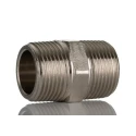 RS PRO Brass Pipe Fitting Straight 3/4 In BSPT Male Threaded Nipple Male BSPT 3/4 In to Male British Standard 176-0982