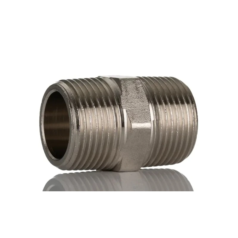 RS PRO Brass Pipe Fitting Straight 3/4 In BSPT Male Threaded Nipple Male BSPT 3/4 In to Male British Standard 176-0982