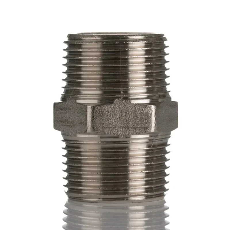 RS PRO Brass Pipe Fitting Straight 3/4 In BSPT Male Threaded Nipple Male BSPT 3/4 In to Male British Standard 176-0982