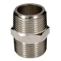 RS PRO Brass Pipe Fitting Straight Nipple 1 In BSPT Male to Male British Standard Parallel Thread 176-0984