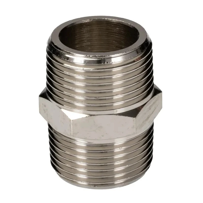 RS PRO Brass Pipe Fitting Straight Nipple 1 In BSPT Male to Male British Standard Parallel Thread 176-0984