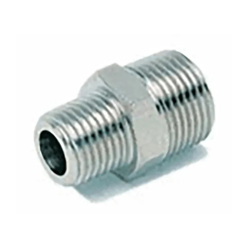 RS PRO Brass Pipe Fitting Straight Threaded Male BSPT 1/4 in to Male British Standard Parallel Pipe 176-0990