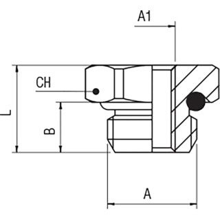 RS PRO Brass Pipe Fitting Straight Threaded Reducer Male G 1/2 in to Female BSPP 1/4 in 176-1023