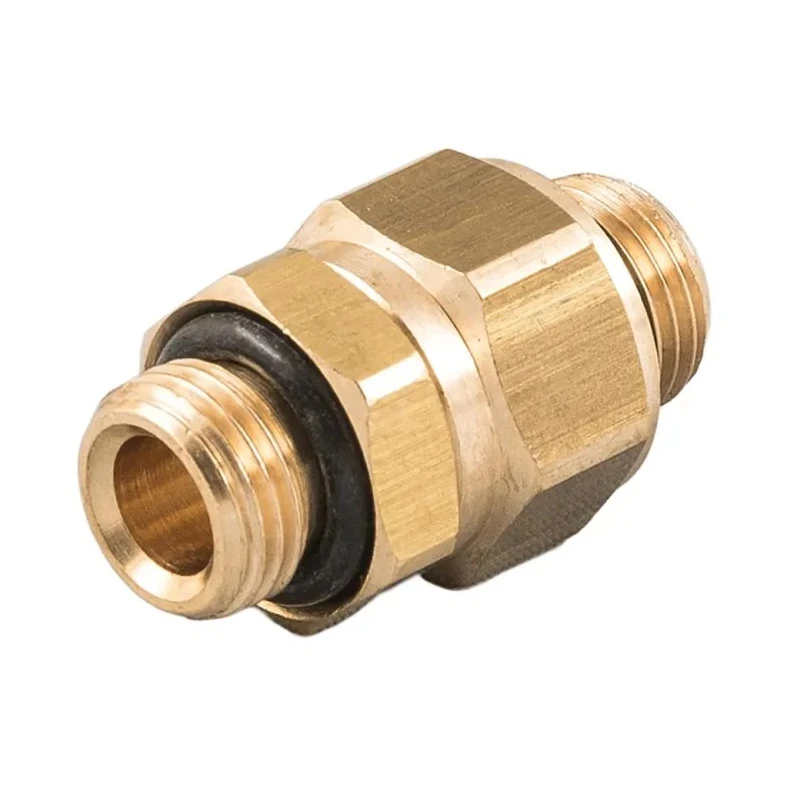 RS PRO Brass Straight Threaded Fitting Male BSPT 1/8 in to Male British Standard Parallel Pipe 1/8 in 176-1030