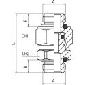 RS PRO Brass Straight Threaded Fitting Male BSPT 1/8 in to Male British Standard Parallel Pipe 1/8 in 176-1030