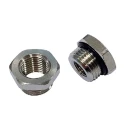 RS PRO Brass Pipe Fitting Straight Threaded Reducer Male G 1/8 in to Female Metric 1/8 in 176-1018