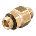 RS PRO Brass Straight Threaded Fitting Male BSPT 1/4 in to Male British Standard Parallel Pipe 1/4 in 176-1031