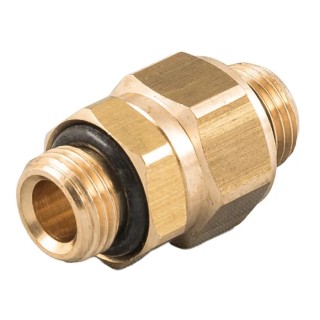 RS PRO Brass Straight Threaded Fitting Male BSPT 1/4 in to Male British Standard Parallel Pipe 1/4 in 176-1031