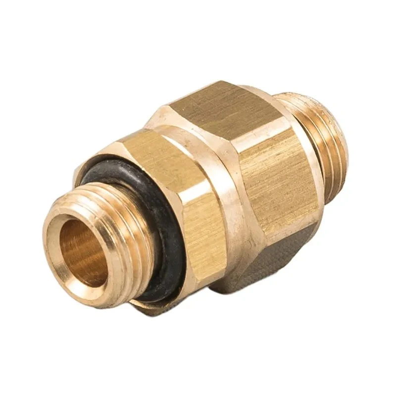 RS PRO Brass Straight Threaded Fitting Male BSPT 1/4 in to Male British Standard Parallel Pipe 1/4 in 176-1031