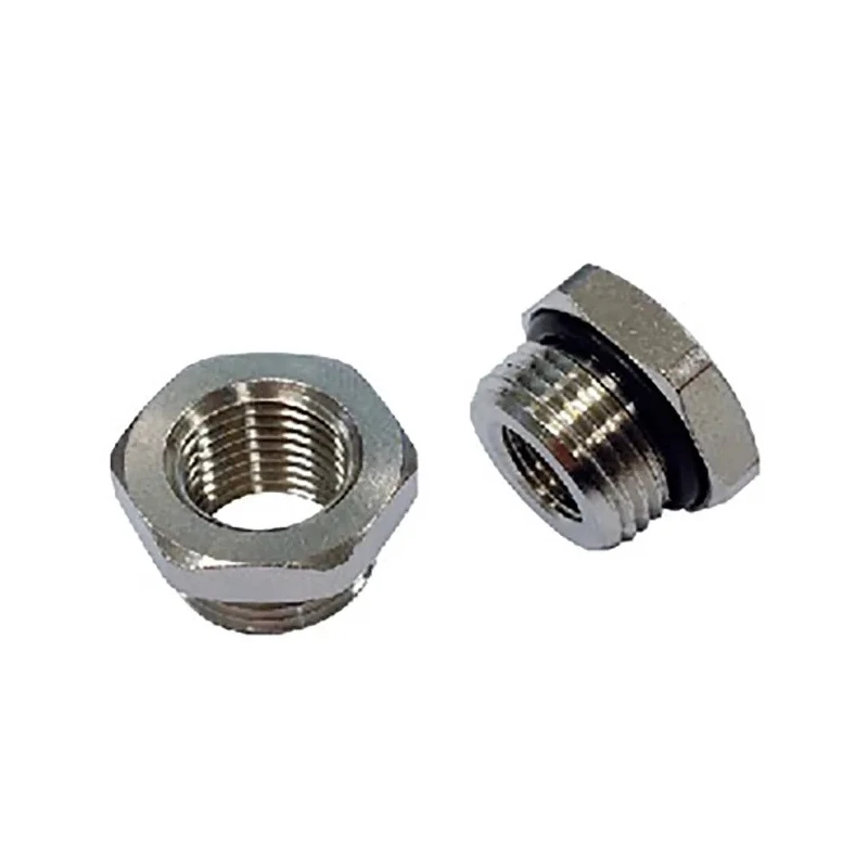 RS PRO Brass Pipe Fitting Straight Threaded Reducer Male G 3/4 in to Female BSPP 3/8 in 176-1029