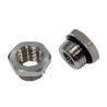 RS PRO Brass Pipe Fitting Straight Threaded Reducer Male G 3/4 in to Female BSPP 3/8 in 176-1029