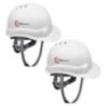 Robustt X Shree JEE Safety Helmet Executive Ratchet Type Adjustment With Sweat Band, White (Pack of 2)