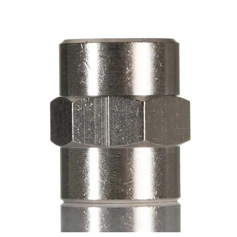 RS PRO Brass Threaded Female BSP Pipe Fitting 1/4 in, Nickel-Plated, Max Operating Temperature 300°C 176-1036