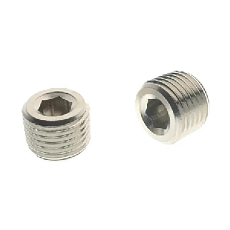 RS PRO Brass Pipe Fitting Straight Threaded Plug Male R 1/4 in 176-1055