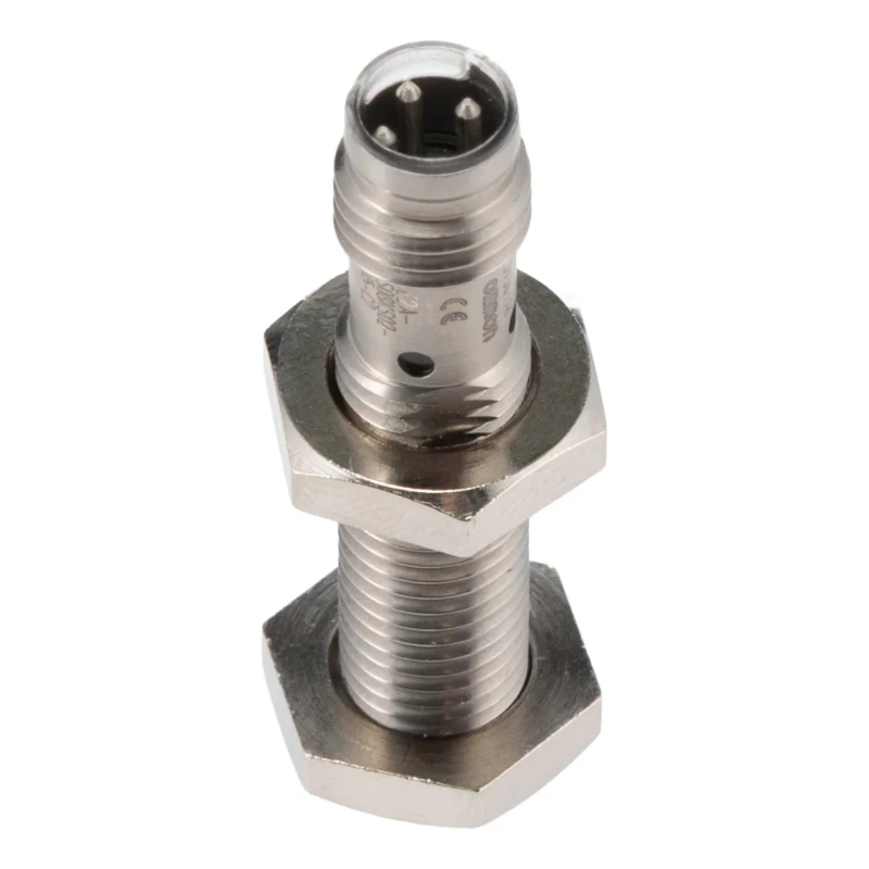 Omron Threaded Barrel Inductive Proximity Sensor M8, NPN Output, 24V DC, 2mm Detection, IP67, Stainless E2A-S08KS02-M5-C2