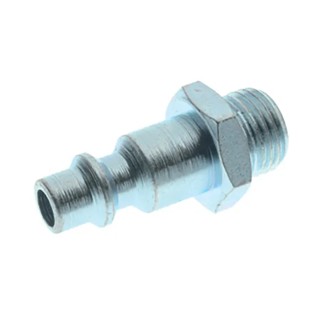 RS PRO Pneumatic Quick Connect Coupler Nipple ISO 228 Class A Thread Size 12.7 mm Male Nickel Plated Brass Hardened 176-1107