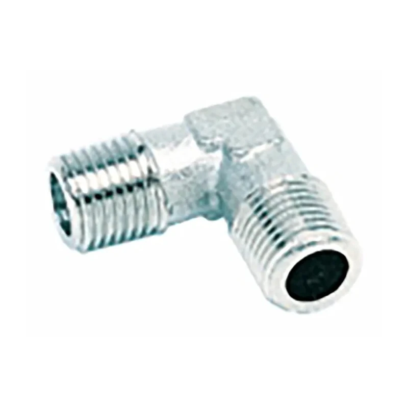 RS PRO Brass 90 Degree Threaded Male G 1/4 Inch to Male G 1/4 Inch Fitting 176-1076