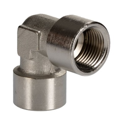 RS PRO Brass Pipe Fitting 90° Threaded Elbow Female G 3/8 in to Female G 3/8 in 176-1081