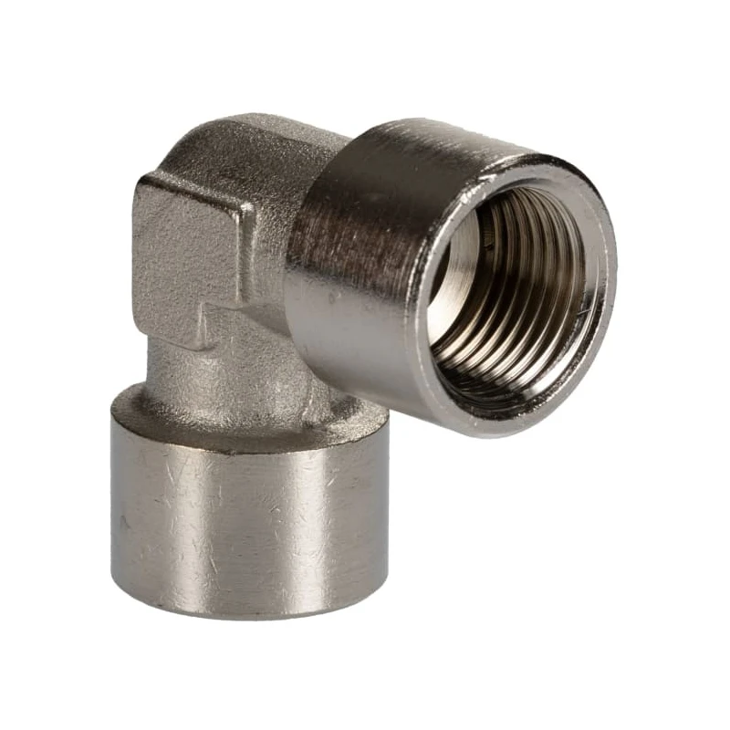 RS PRO Brass Pipe Fitting 90° Threaded Elbow Female G 3/8 in to Female G 3/8 in 176-1081