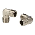 RS PRO Brass 90° Threaded Male G 3/8 in to Male G 3/8 in Fitting 176-1077