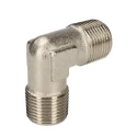 RS PRO Brass 90° Threaded Male G 3/8 in to Male G 3/8 in Fitting 176-1077