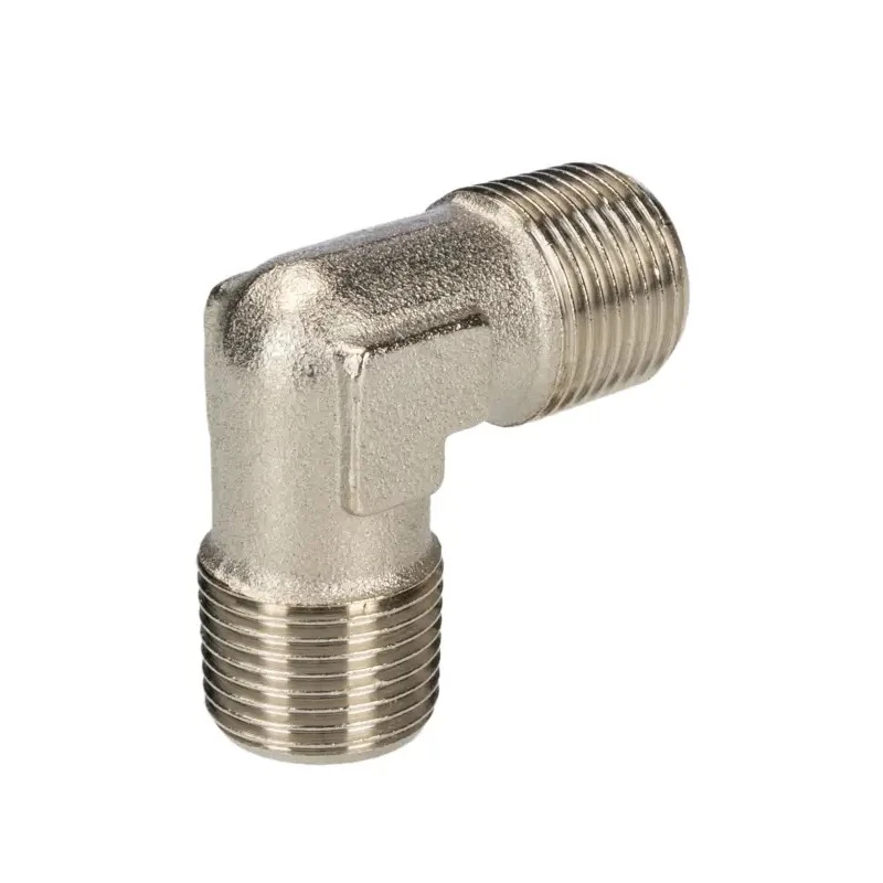 RS PRO Brass 90° Threaded Male G 3/8 in to Male G 3/8 in Fitting 176-1077