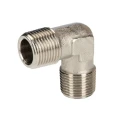 RS PRO Brass 90° Threaded Male G 3/8 in to Male G 3/8 in Fitting 176-1077