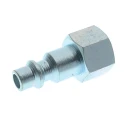 RS PRO Pneumatic Quick Connect Coupler Nipple ISO 228 Class A, 9.525 mm Thread Size, 302 & 420 Stainless Steel 176-1109