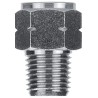 RS PRO Brass Pneumatic Straight Threaded Fitting Female BSP 1/4 in to Male NPT 1/4 in 176-1114