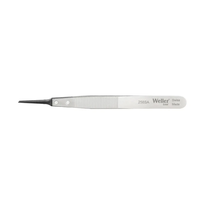 Weller Erem Stainless Steel Pointed ESD Safe Tweezer 4.7in 258SA
