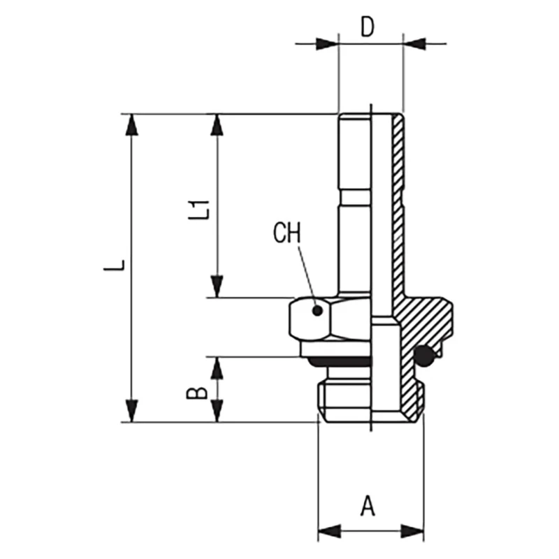 RS PRO Pneumatic Fitting 6mm Push-in Threaded-to-Tube Male M5 Brass Nickel Finish 20 bar 80°C 176-1309