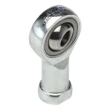 RS PRO Steel Rod End M6 x 1 Female Thread, 6mm Bore, 20mm Outside Diameter, 40mm Overall Width 176-1597