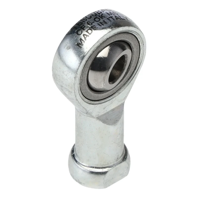 RS PRO Steel Rod End M6 x 1 Female Thread, 6mm Bore, 20mm Outside Diameter, 40mm Overall Width 176-1597