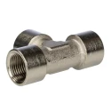 RS PRO Brass Tee Threaded Adapter Fitting Female G 3/8 in to Female G 20.5 mm 75 bar 176-1061