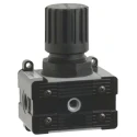 RS PRO Pneumatic Regulator 1/4 in Port Size, 8 bar Max Pressure, 2050 NL/min Flow Rate, Nickel Plated Brass Body 176-1723