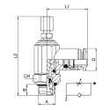 RS PRO Flow Controller Flow Regulator Tube, Outlet Connection Tube, 1 bar Maximum Pressure, Operating Temperature 176-1887