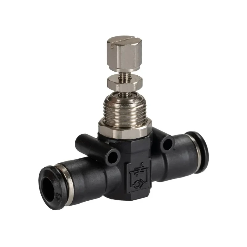 RS PRO Flow Controller Flow Regulator Tube 6 mm Push-in Connections 1 bar Max Pressure 176-1889