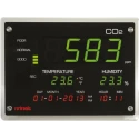 Rotronic Instruments Air Quality Data Logger , USB Interface, ±0.3 °K Accuracy, 330x250x50 mm, LCD Alarm CO2-DISPLAY