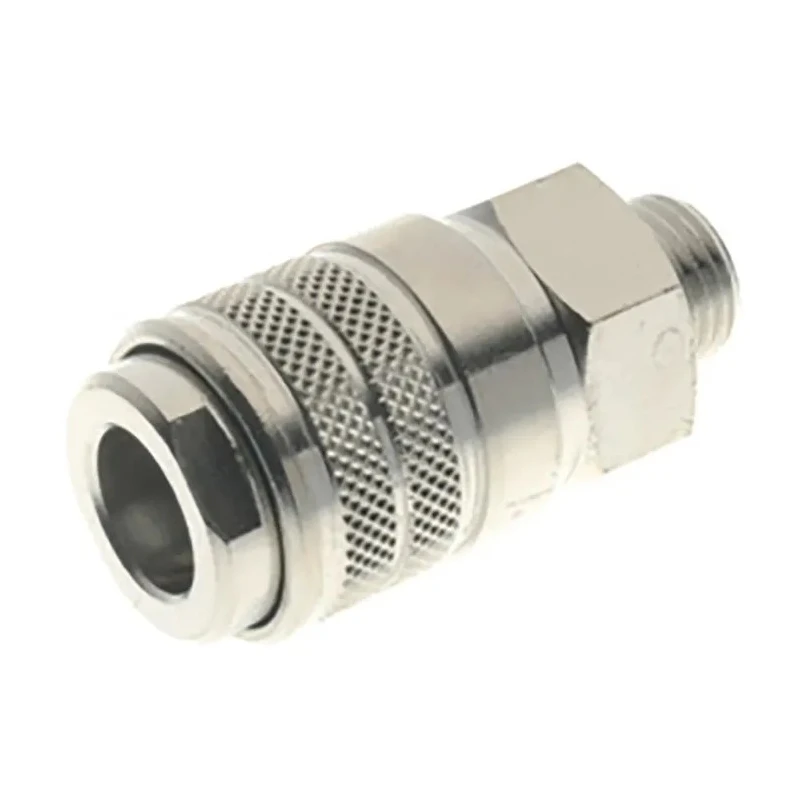 RS PRO Nickel Plated Brass Quick Air Coupling 1/4 in Female BSP 12 bar Operating Pressure 80°C Maximum Operating 176-1921
