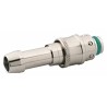 RS PRO Nickel Plated Brass Coupler Nipple Male ISO 228 Class A 12mm 12 bar 80°C 176-1967