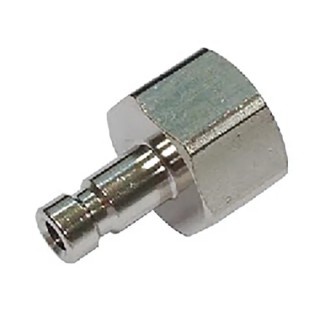 RS PRO Nickel Plated Brass Coupler Nipple M5 Female Metric Thread, Maximum Pressure 12 bar, Operating Temperature 176-2009