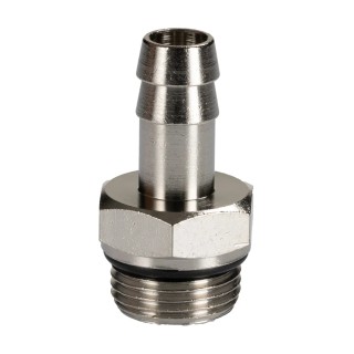 RS PRO Brass Hose Connector 10 mm ID, Male BSPP Thread, 5 MPa (50 bar), 300°C Maximum Operating Temperature 176-2041