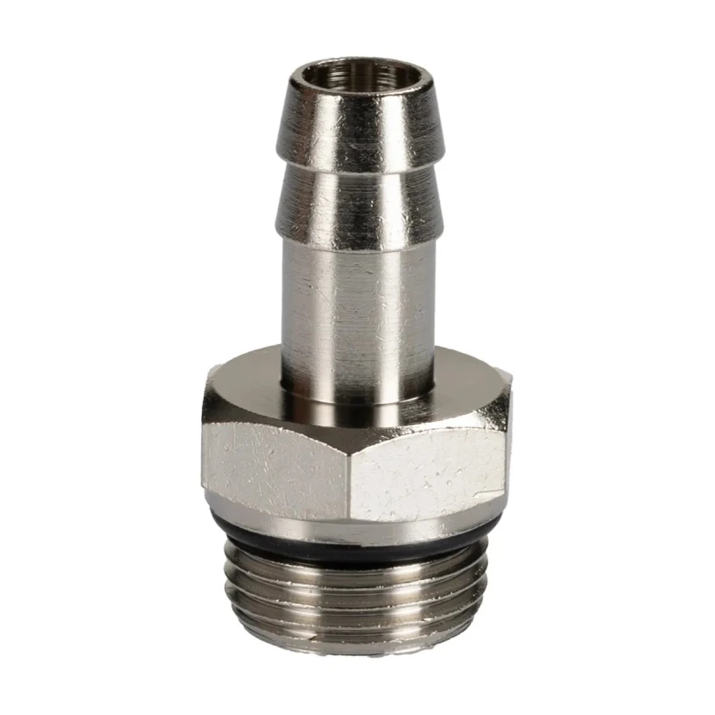 RS PRO Brass Hose Connector 10 mm ID, Male BSPP Thread, 5 MPa (50 bar), 300°C Maximum Operating Temperature 176-2041