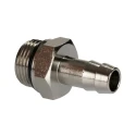 RS PRO Brass Hose Connector 10 mm ID, Male BSPP Thread, 5 MPa (50 bar), 300°C Maximum Operating Temperature 176-2041