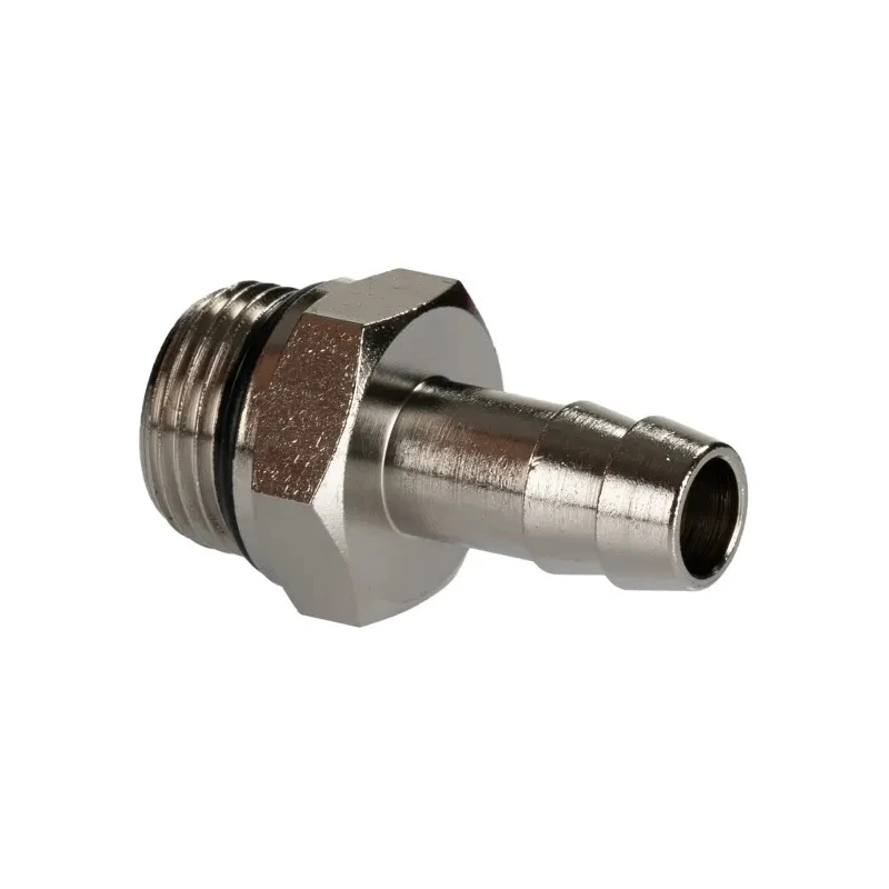 RS PRO Brass Hose Connector 10 mm ID, Male BSPP Thread, 5 MPa (50 bar), 300°C Maximum Operating Temperature 176-2041