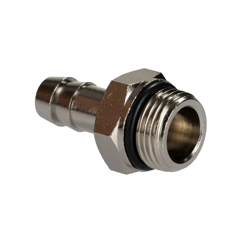 RS PRO Brass Hose Connector 10 mm ID, Male BSPP Thread, 5 MPa (50 bar), 300°C Maximum Operating Temperature 176-2041