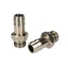 RS PRO Brass Hose Connector 12 mm ID, Male BSPP 1/4 in Threaded Adapter, Max Pressure 5 MPa, 50 bar, Max Temp 300°C 176-2035
