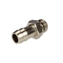 RS PRO Brass Hose Connector 12 mm ID, Male BSPP 1/4 in Threaded Adapter, Max Pressure 5 MPa, 50 bar, Max Temp 300°C 176-2035