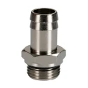 RS PRO Brass Hose Connector 17 mm ID, BSPP Male Thread, Max Pressure 5 MPa 50 bar, Max Temperature 300°C 176-2036